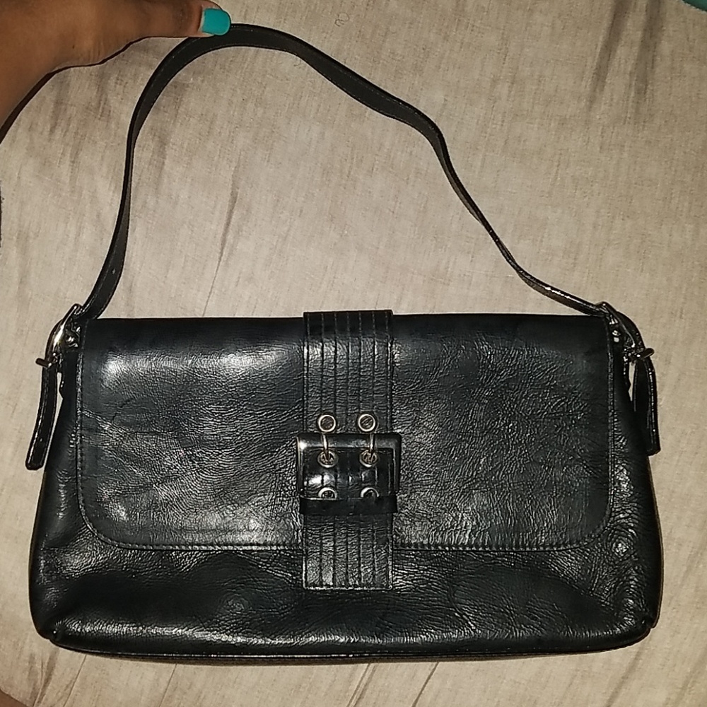 Black *Leather* handbag